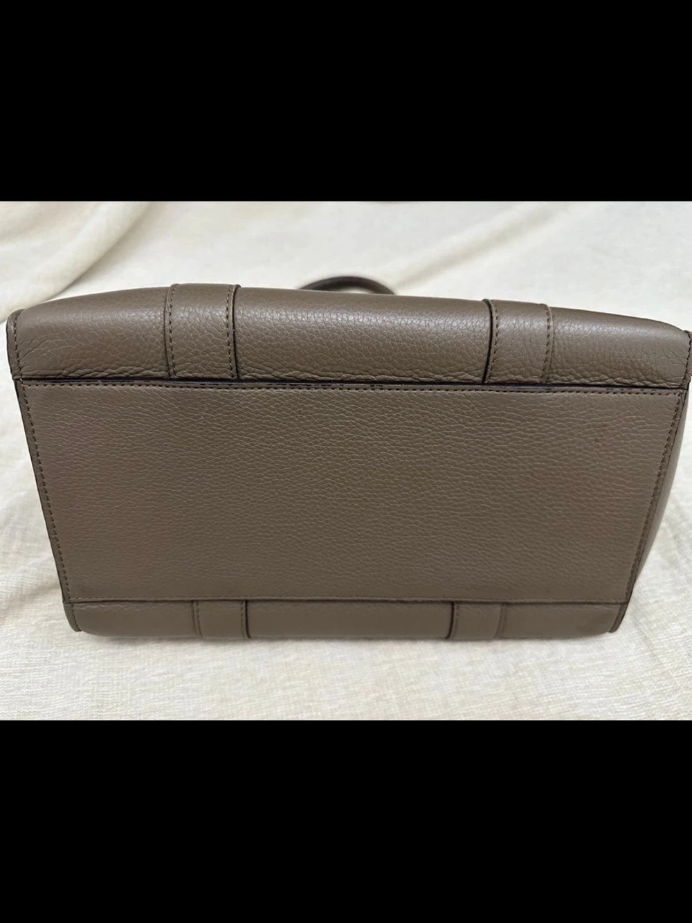 Mulberry Olive Brown Leather Satchel with Gold Hardware - Picture 3 of 7